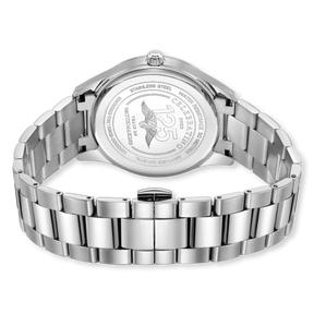 Rotary Oxford Watch, White Dial with Stainless Steel Bracelet - GB05520/06