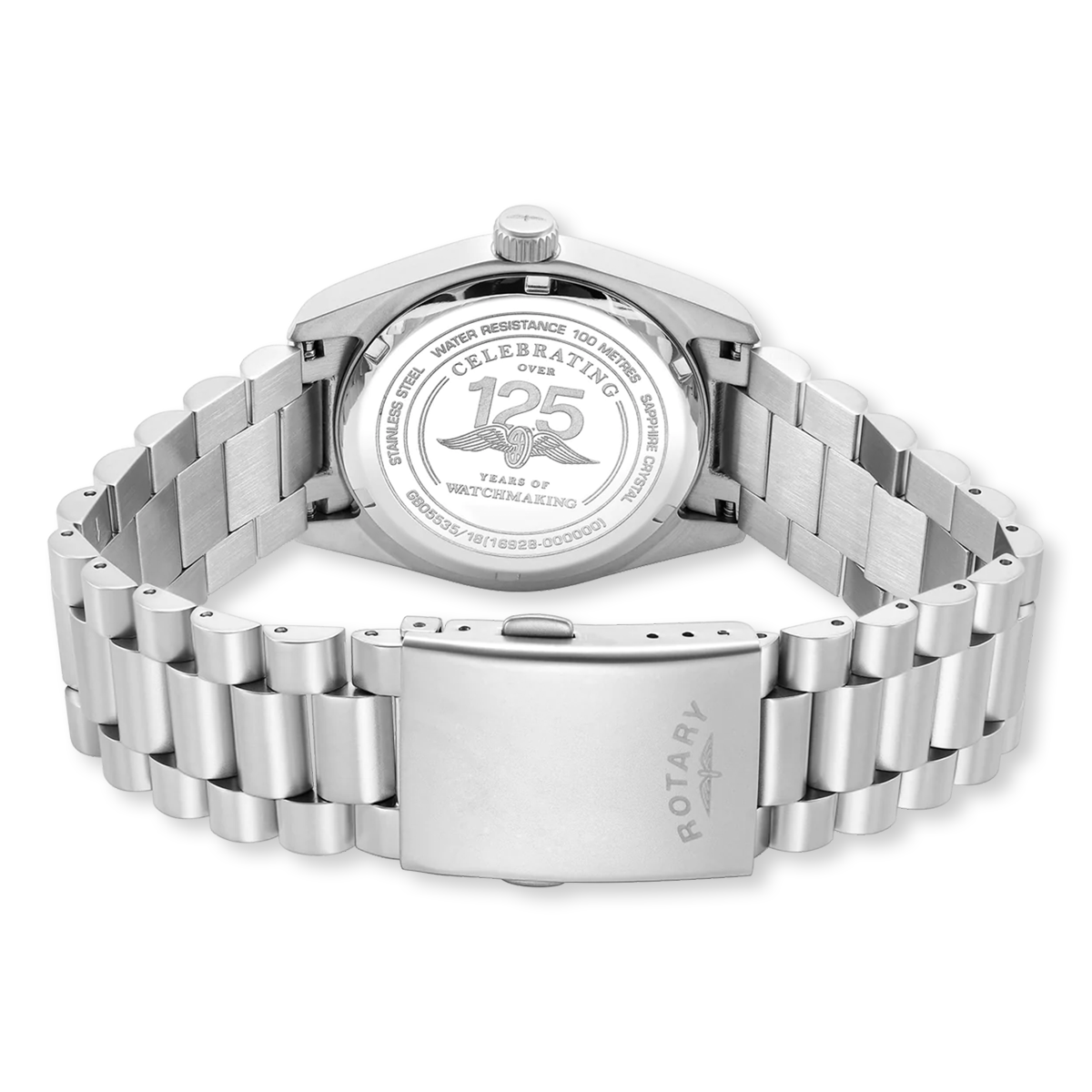 Rotary Commando RW 1895 Field, White Dial with Stainless Steel Bracelet - GB05535/18