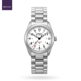 Rotary Sport Field Watch, White Dial with Stainless Steel Bracelet - GB05535/18