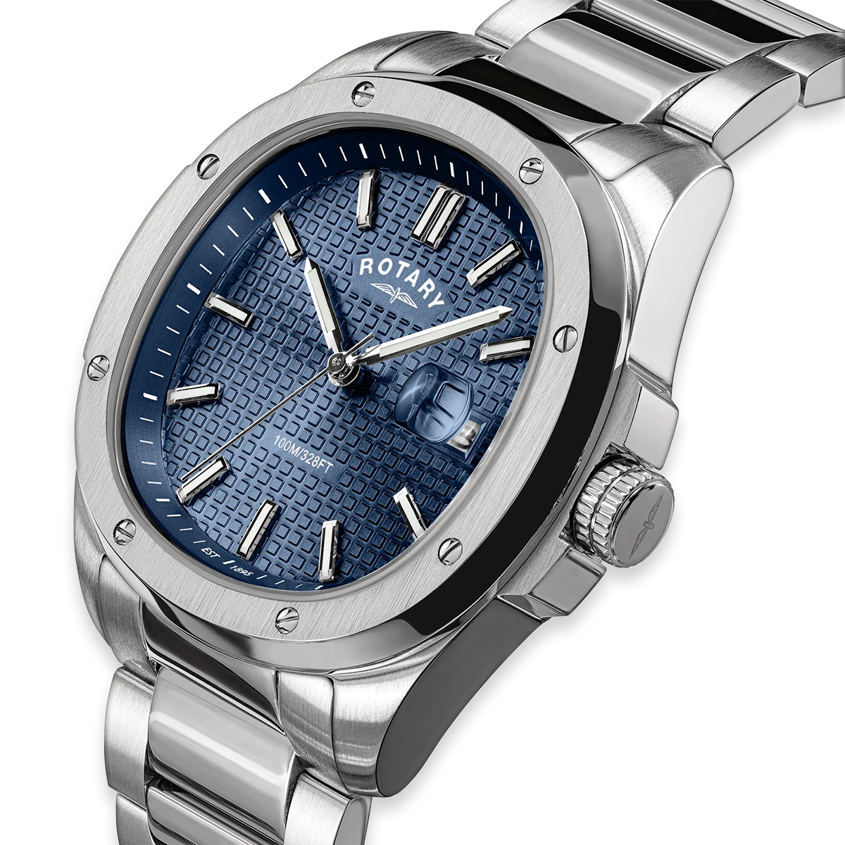 Rotary Apex 100, Blue Dial with Stainless Steel Bracelet GB05575/05