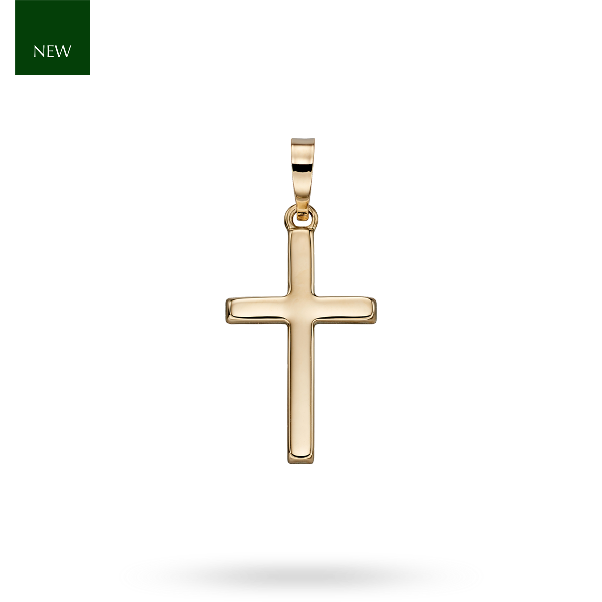 9ct Yellow Gold Medium Cross Pendant