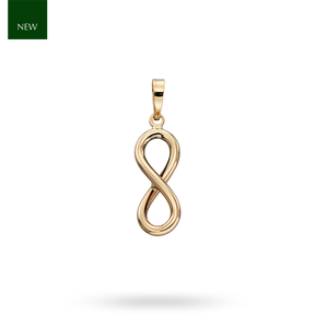 9ct Yellow Gold Infinity Pendant