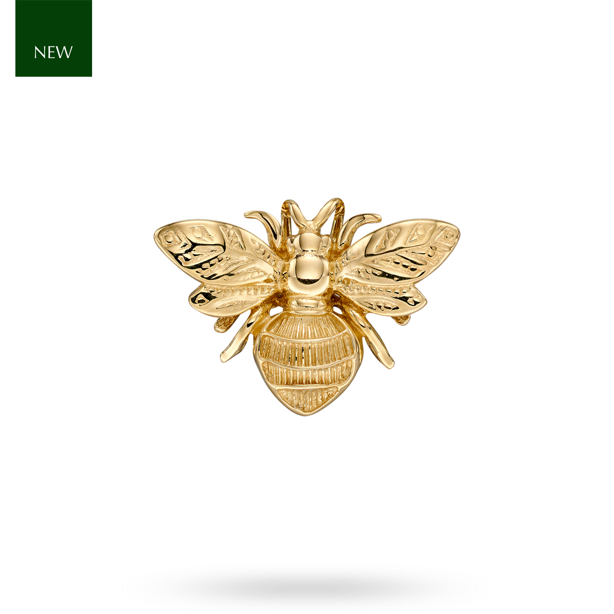 9ct Yellow Gold Bee Pendant