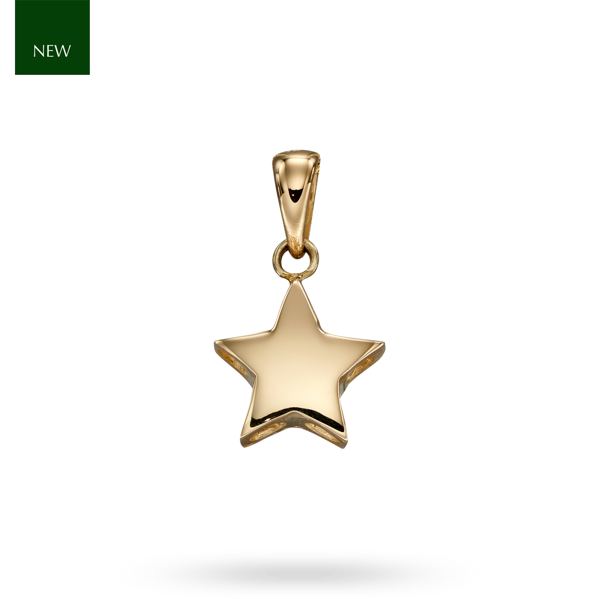 9ct Yellow Gold Star Pendant