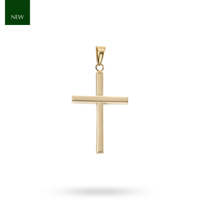 9ct Yellow Gold Large Cross Pendant