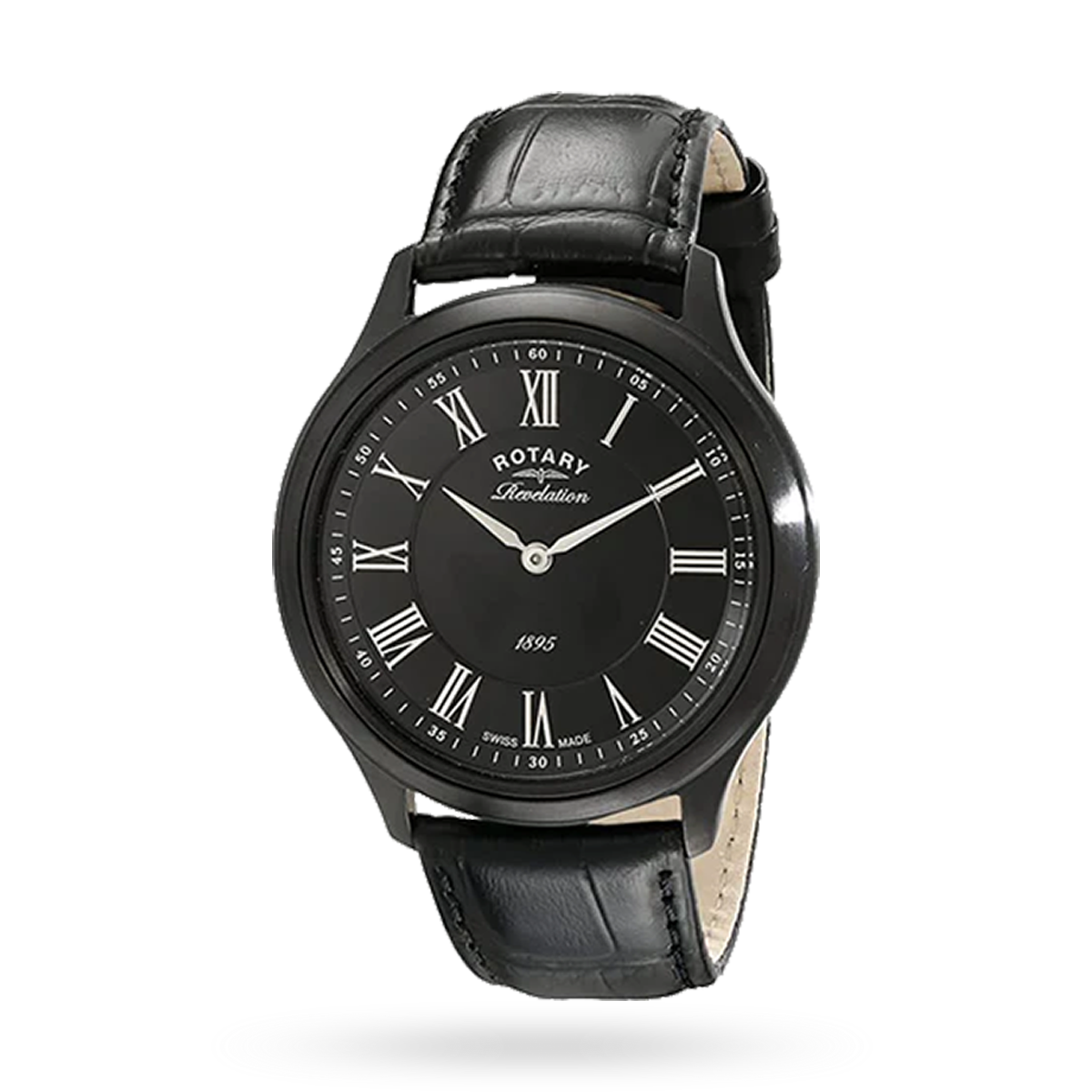 Rotary Revelation, Reversible Black Dial with Black Leather Strap - GS02968/10/19