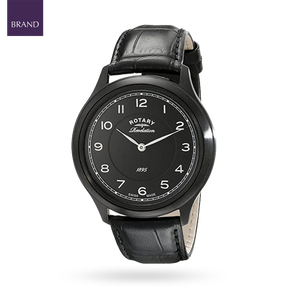 Rotary Revelation, Reversible Black Dial with Black Leather Strap - GS02968/10/19