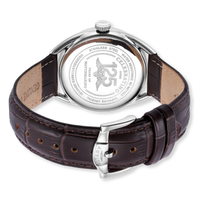 Rotary Canterbury Watch, White Dial with Brown Leather Strap & Stainless Steel Case - GS05530/21