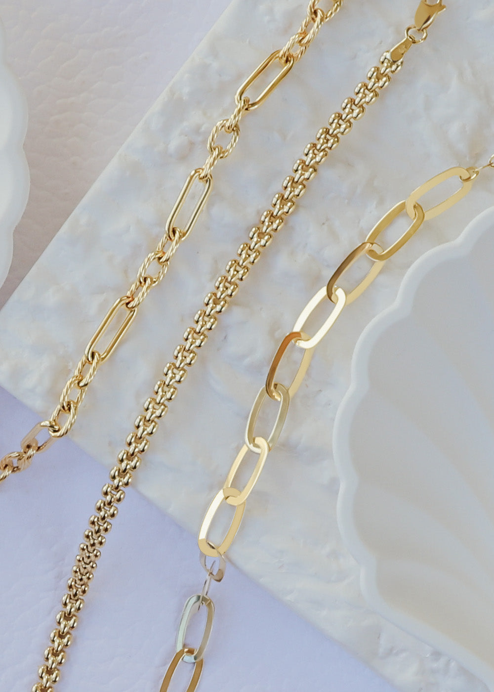 9ct Yellow Gold Fancy Link Bracelets