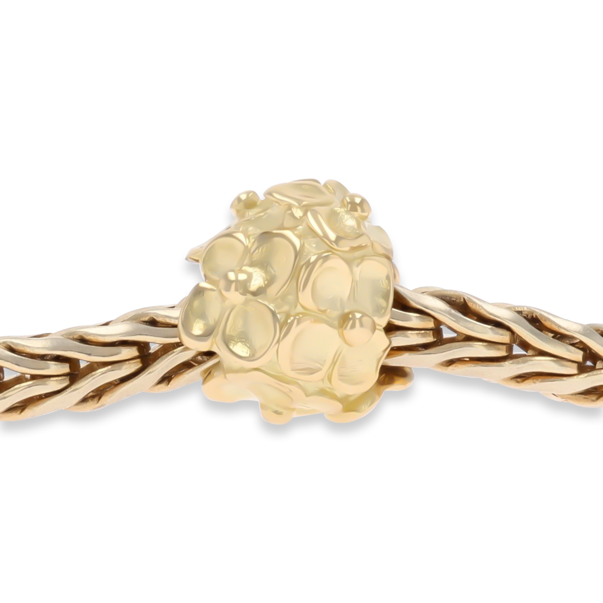 Trollbeads Exclusive 18ct Yellow Gold "Hydrangea”