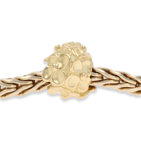 Trollbeads Exclusive 18ct Yellow Gold "Hydrangea”