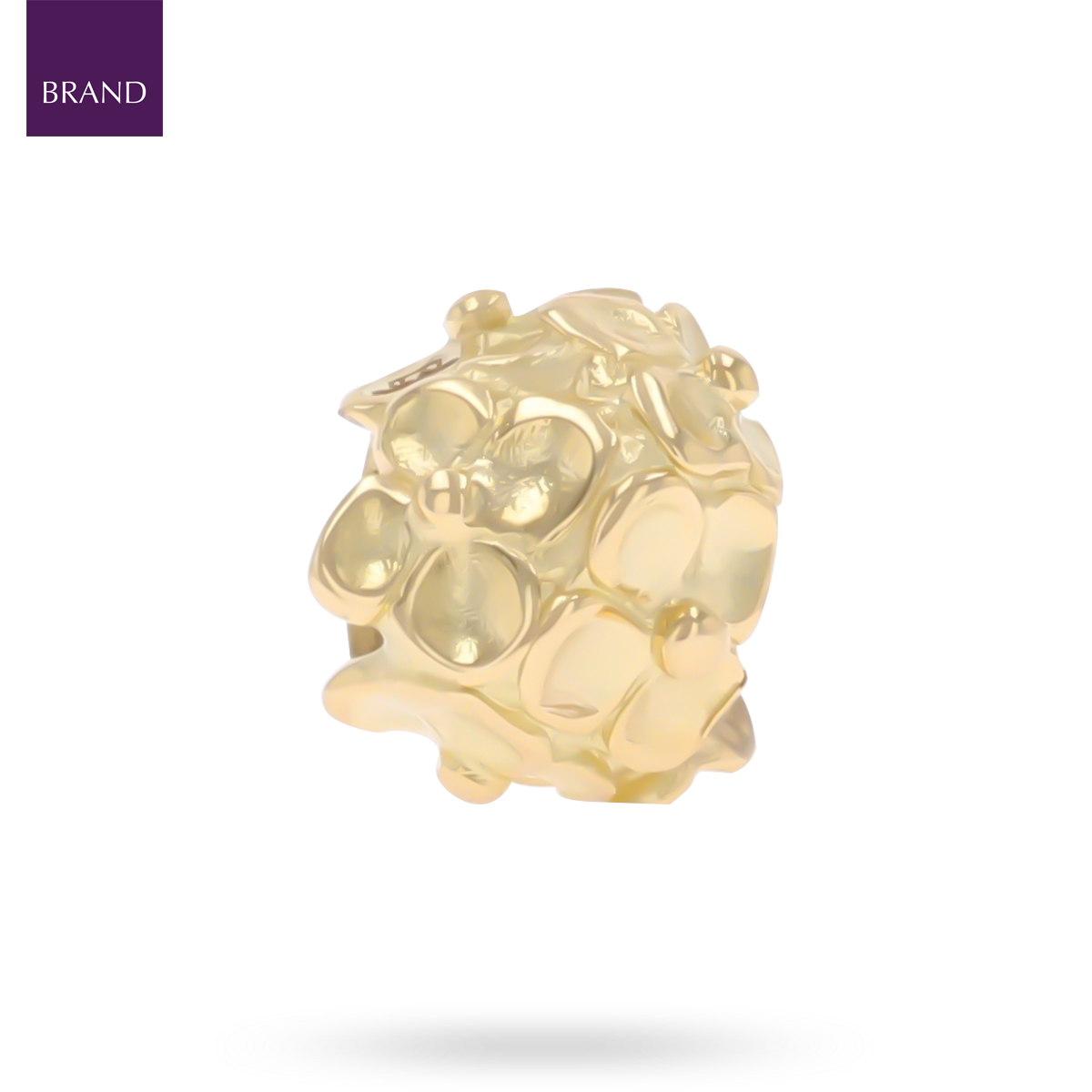 Trollbeads Exclusive 18ct Yellow Gold "Hydrangea”