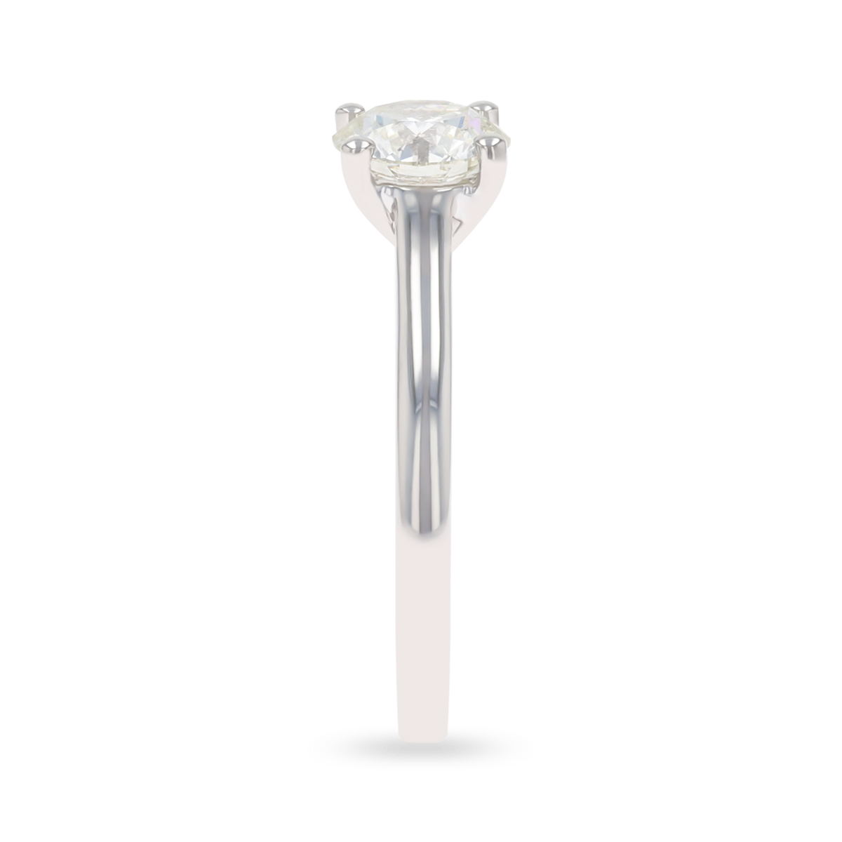 Platinum Round Brilliant Cut Diamond Solitaire 1.50ct Ring