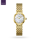 Rotary Heritage Diamond Set, Mother of Pearl Dial with Gold Plated Bracelet - LB00900/41/D