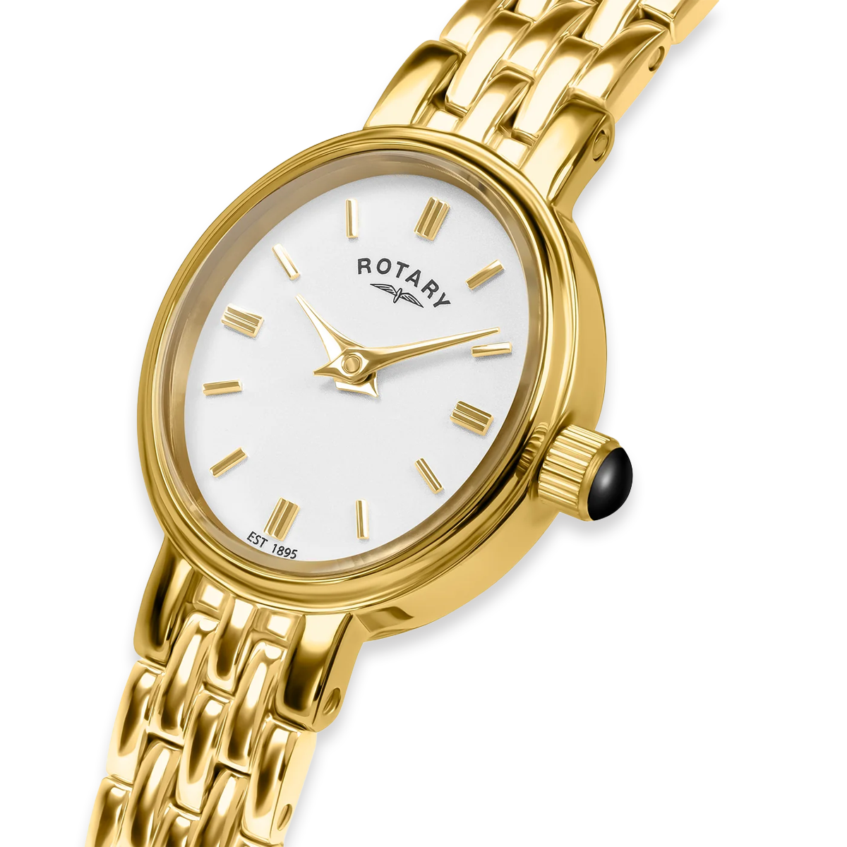 Rotary Cocktail, White Dial with Gold Plated Bracelet LB02084/02