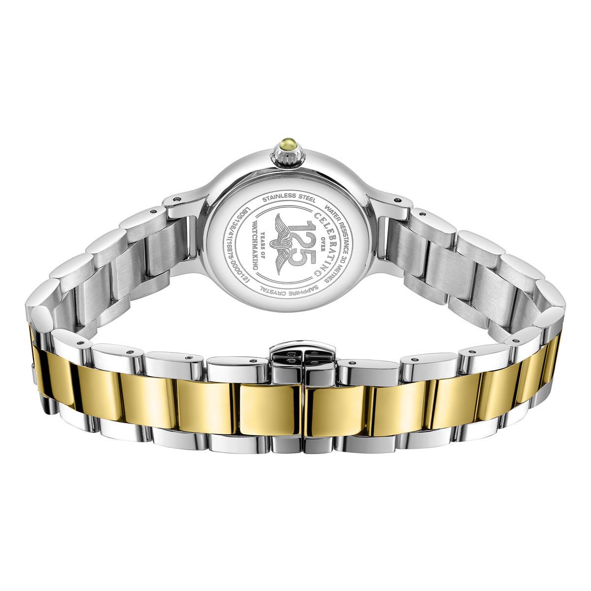 Rotary Elegance 2-Tone, Mother of Pearl Dial with Stainless Steel Bracelet - LB05136/41