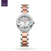 Rotary Elegance Rose 2-Tone, Mother of Pearl Dial with Stainless Steel Bracelet - LB05137/41