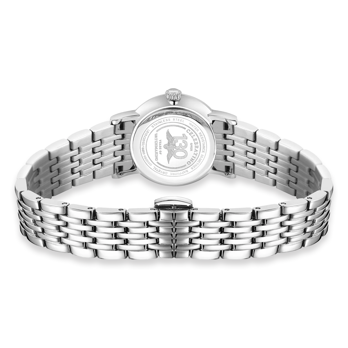Rotary Heritage Ladies, White Dial with Stainless Steel Bracelet LB05420/02