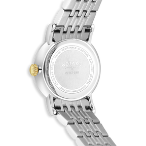 Rotary Heritage 2-Tone, Silver Dial with Stainless Steel Bracelet - LB05421/01