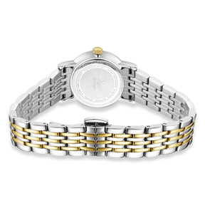 Rotary Heritage 2-Tone, Silver Dial with Stainless Steel Bracelet - LB05421/01