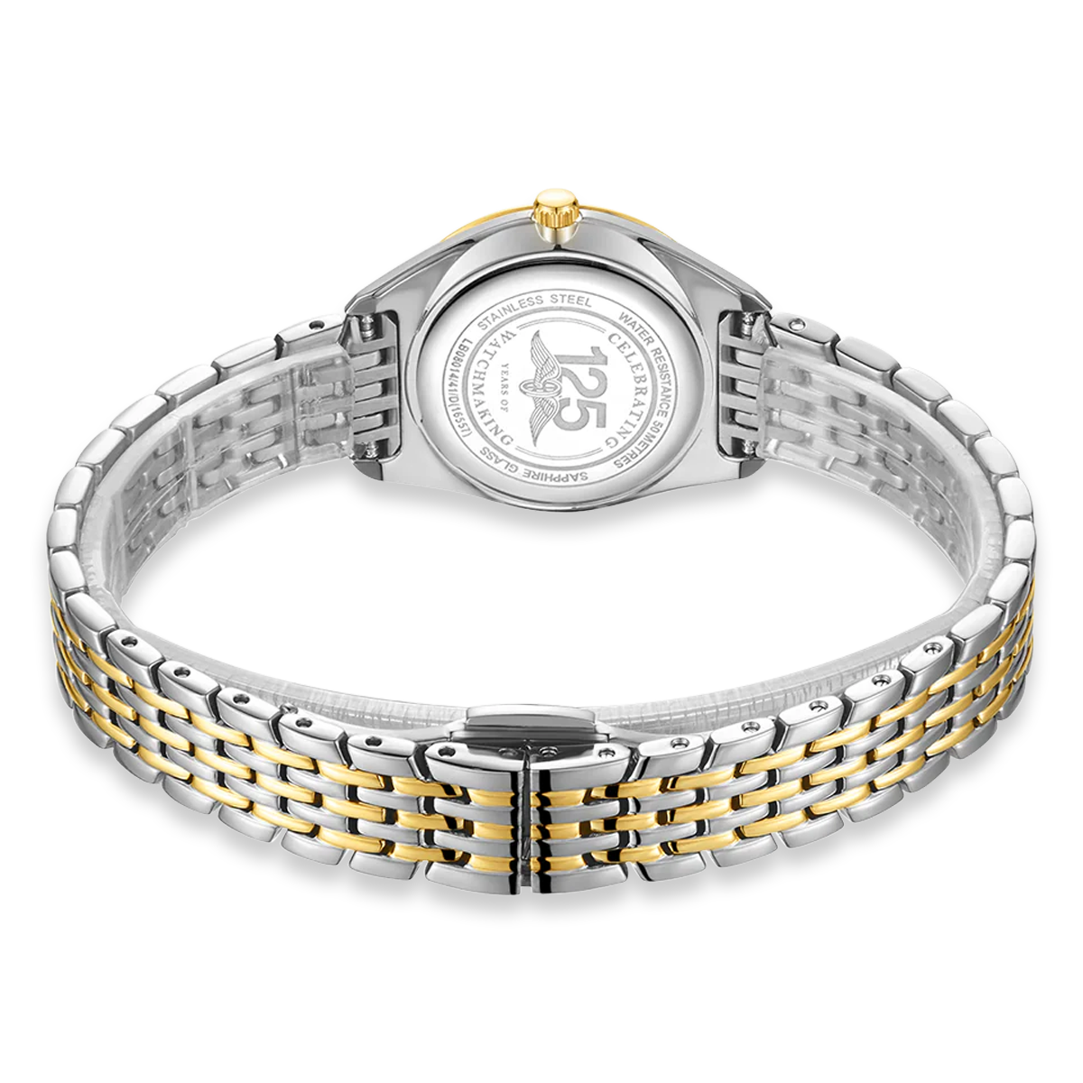 Rotary Ultra Slim 2-Tone, Silver Dial with Stainless Steel Bracelet - LB08011/02