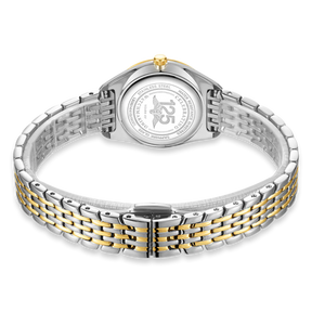Rotary Ultra Slim 2-Tone, Silver Dial with Stainless Steel Bracelet - LB08011/02