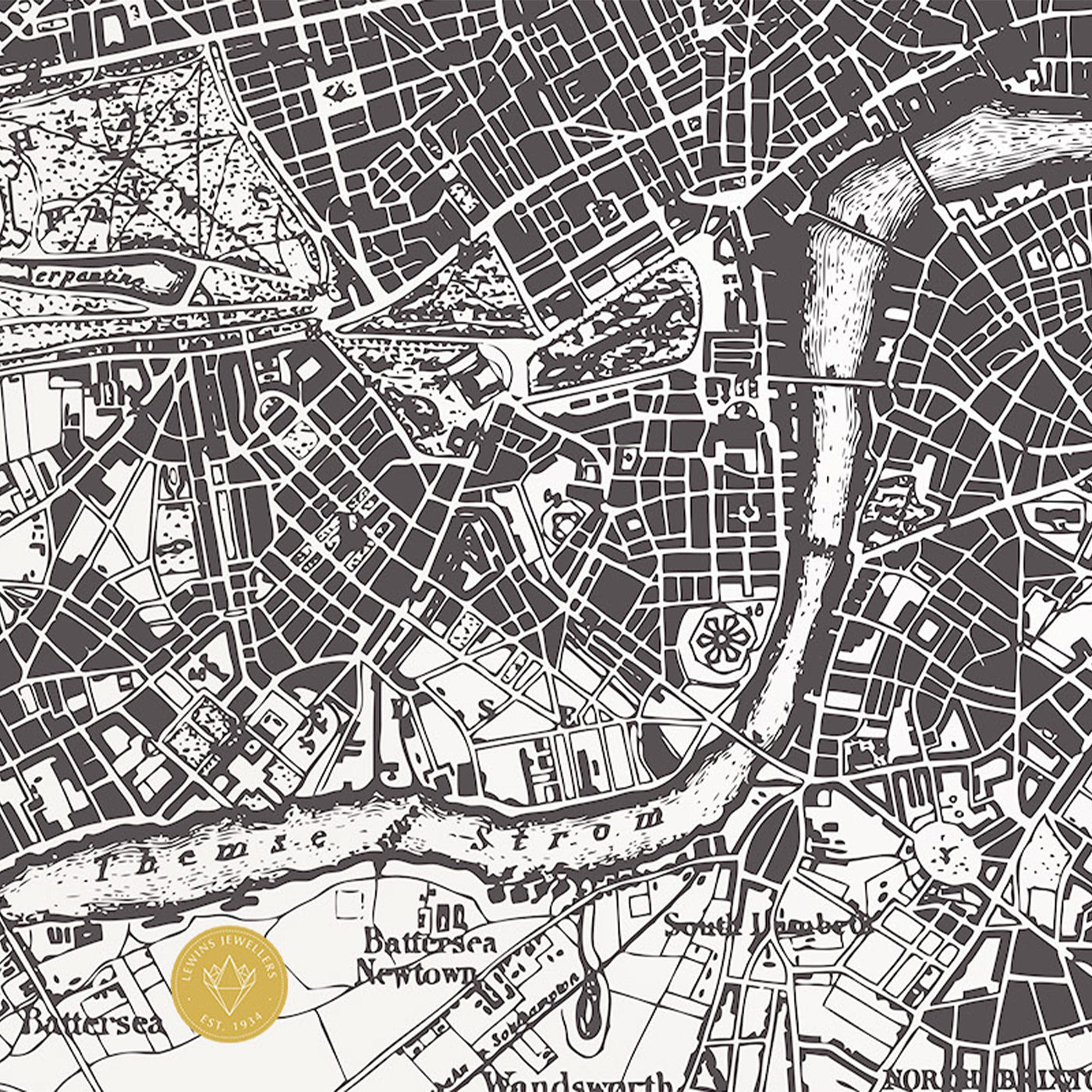 Lewins Jewellers Historic Map