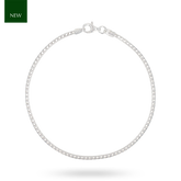 Sterling Silver 8” 1.9mm Franco Bracelet