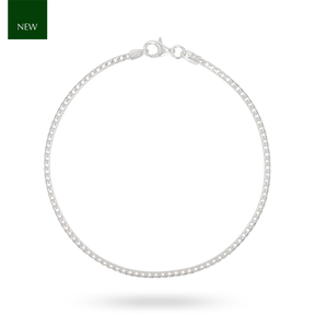 Sterling Silver 8” 1.9mm Franco Bracelet
