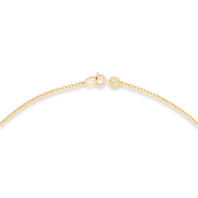 18ct Yellow Gold Double Hearts Necklace