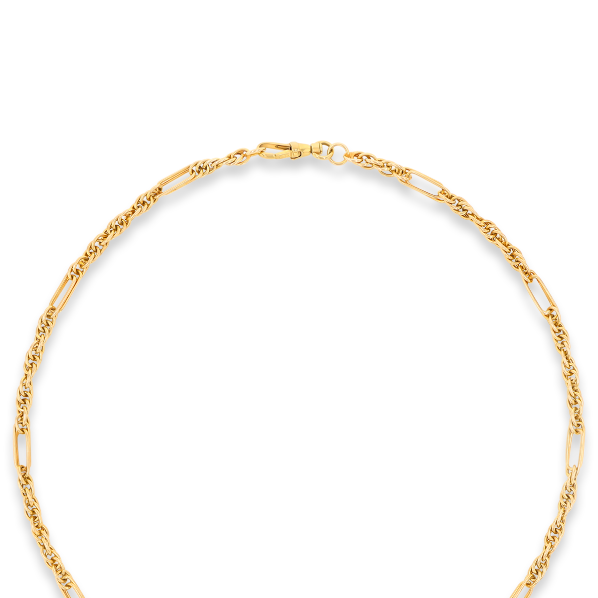 9ct Yellow Gold Prince of Wales T-Bar Necklace