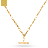 9ct Yellow Gold Prince of Wales T-Bar Necklace