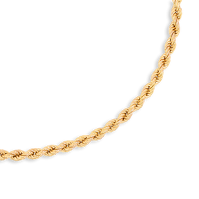 9ct Yellow Gold 17” Rope Necklace