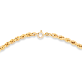 9ct Yellow Gold 17” Rope Necklace