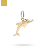 18ct Yellow Gold Dolphin Pendant