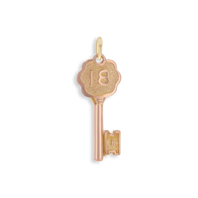 9ct Rose Gold 18 Key Pendant By Georg Jensen