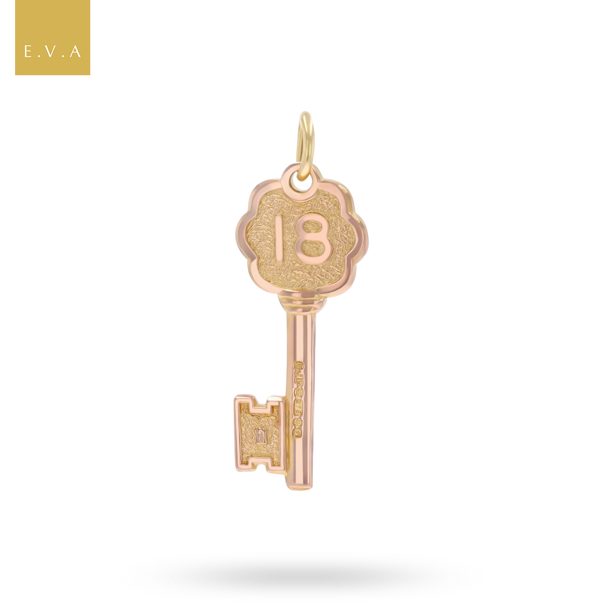 9ct Rose Gold 18 Key Pendant By Georg Jensen