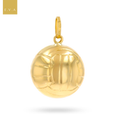 9ct Yellow Gold Hollow Football Pendant