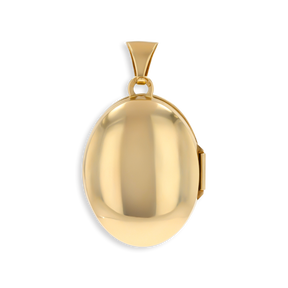 9ct Yellow Gold Oval Shaped Celtic Pattern Locket
