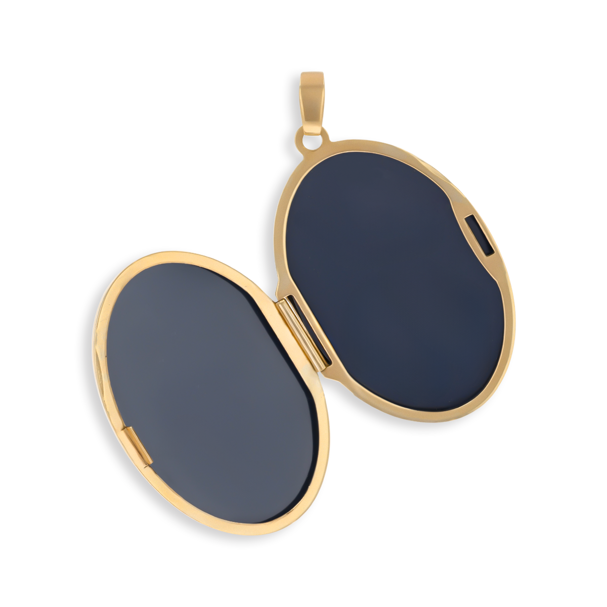 9ct Yellow Gold Oval Shaped Floral Wreath Locket