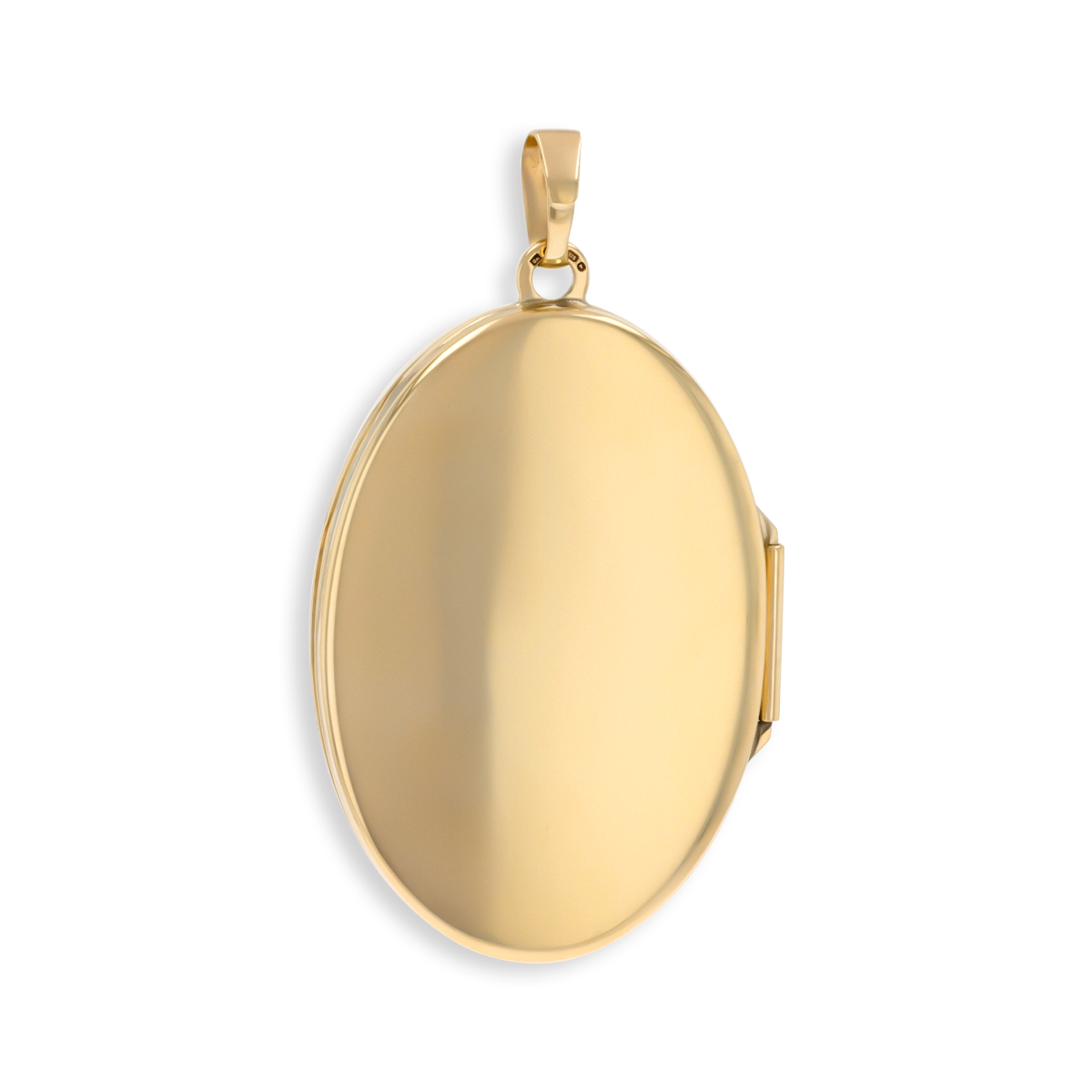 9ct Yellow Gold Oval Shaped Floral Wreath Locket