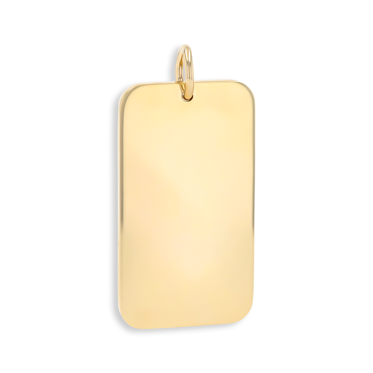 9ct Yellow Gold Rectangular Shaped Ingot Pendant
