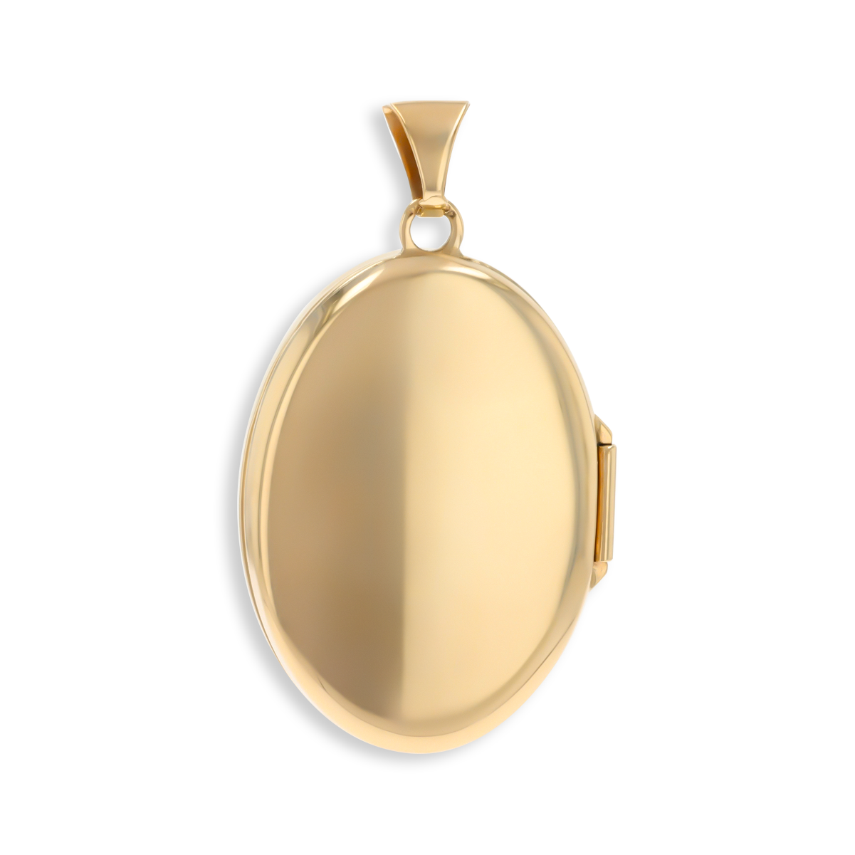 9ct Yellow Gold Oval Shaped Floral Locket