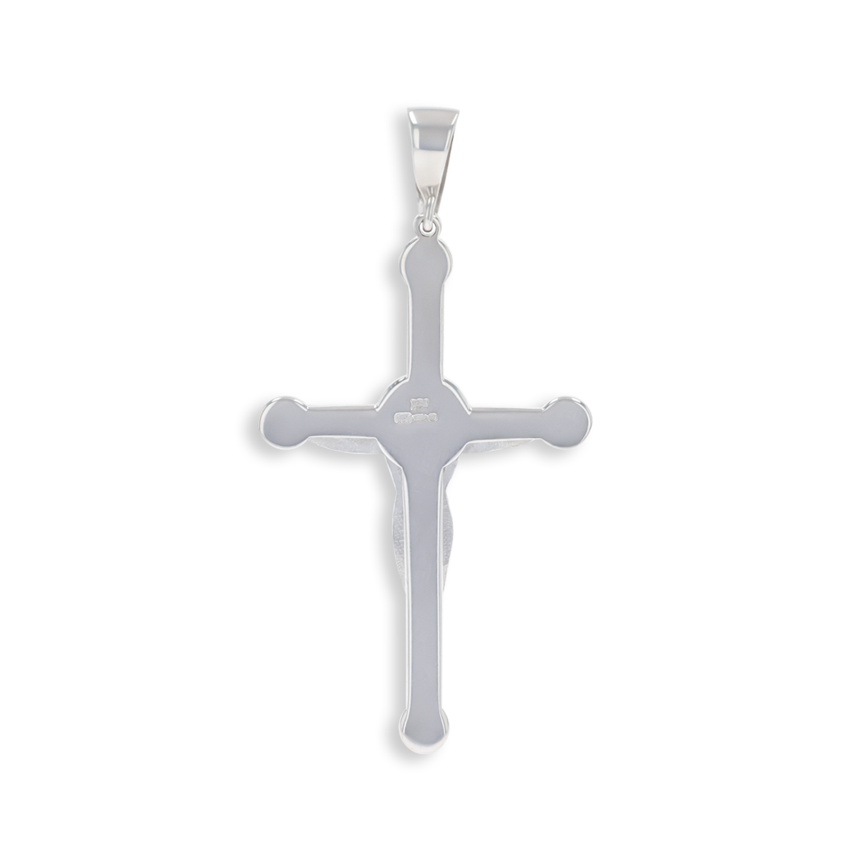 Sterling Silver Large Crucifix Cross Pendant