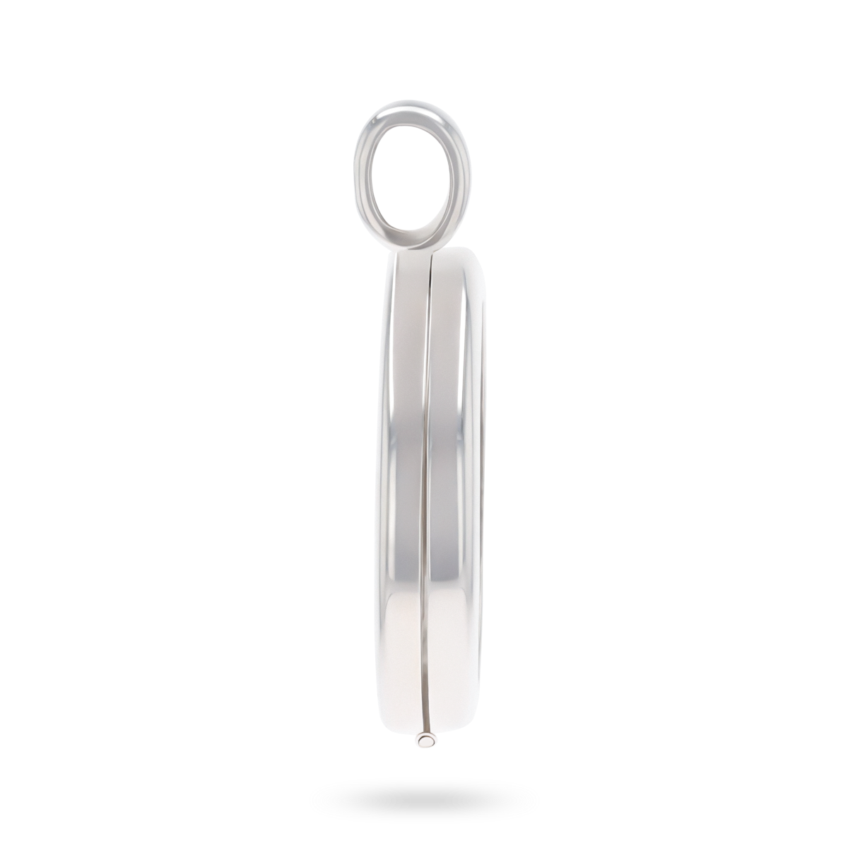 Sterling Silver Plain Double Sided Locket Pendant