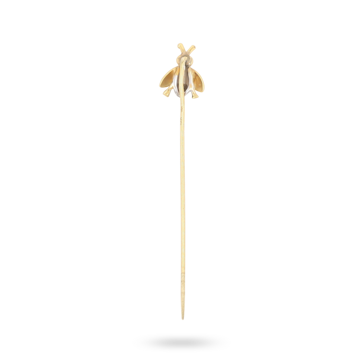 18ct Yellow Gold Diamond Set Bee Stick Pin