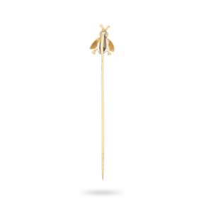 18ct Yellow Gold Diamond Set Bee Stick Pin