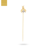 18ct Yellow Gold Diamond Set Bee Stick Pin