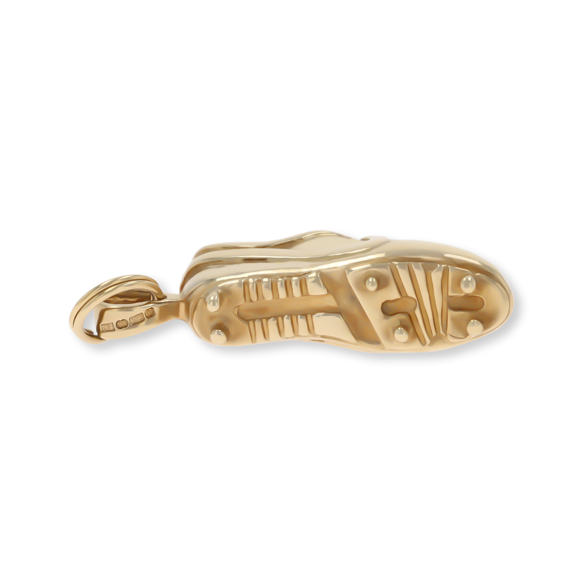 9ct Yellow Gold Football Boot Pendant