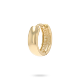 9ct Yellow Gold Single 9mm Hinged Chunky Huggie Earring